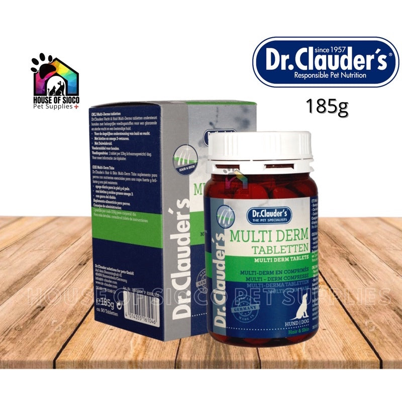 Dr. Clauder’s Multi-Derm Tablets For Dog 185g