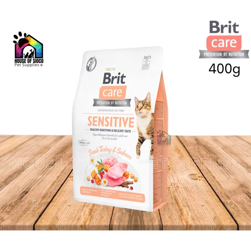 Brit Care Sensitive Cat Dry Food 400g