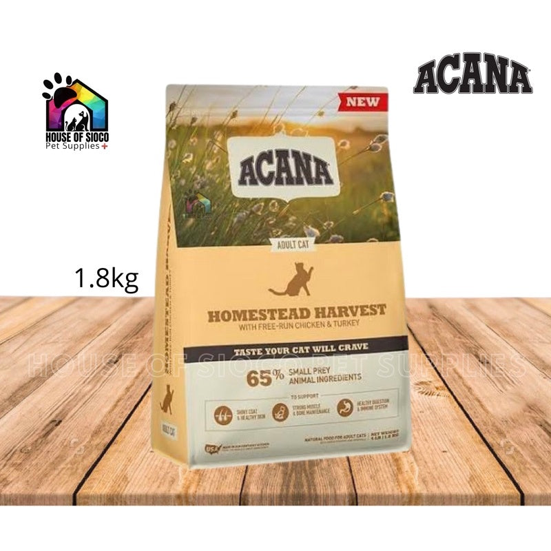 Acana Homestead Harvest Dry Adult Cat Food 1.8kg