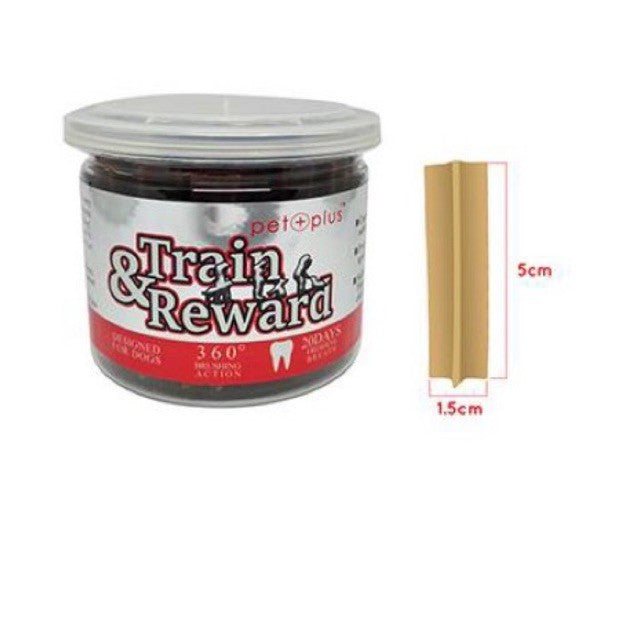 Train & Reward Dental Dog Treats (Jar)