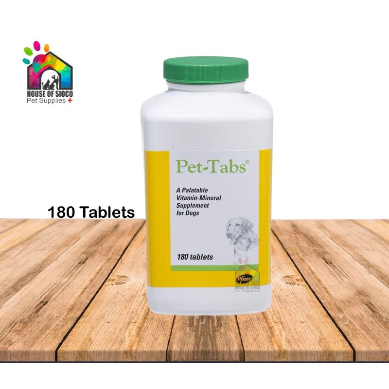 Pet-Tabs Supplement For Dogs 60 ~ 180tabs
