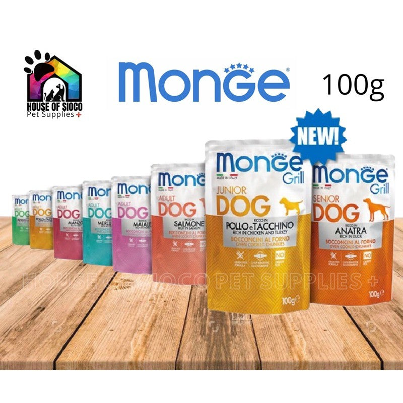 Monge Grill Adult Dog and Puppy Wet Food 100g