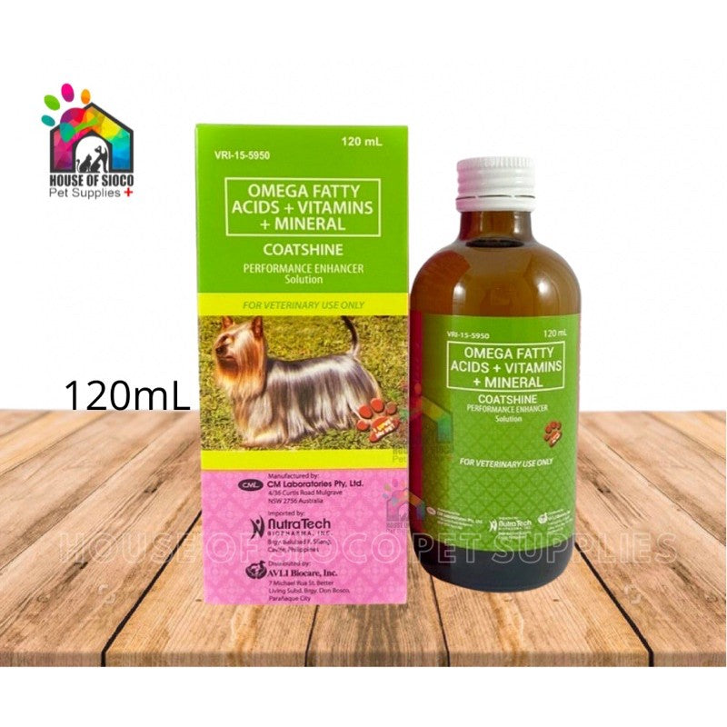 Coat Shine For Pets 60ml-120ml