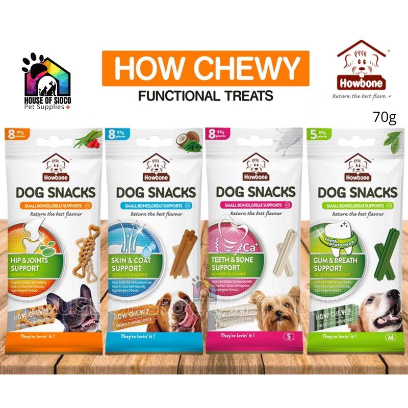 Howbone How Chewy Functional Dog Treats 70g