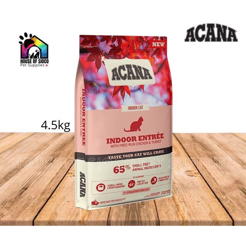Acana Indoor Entrée Dry Adult Cat Food 4.5kg