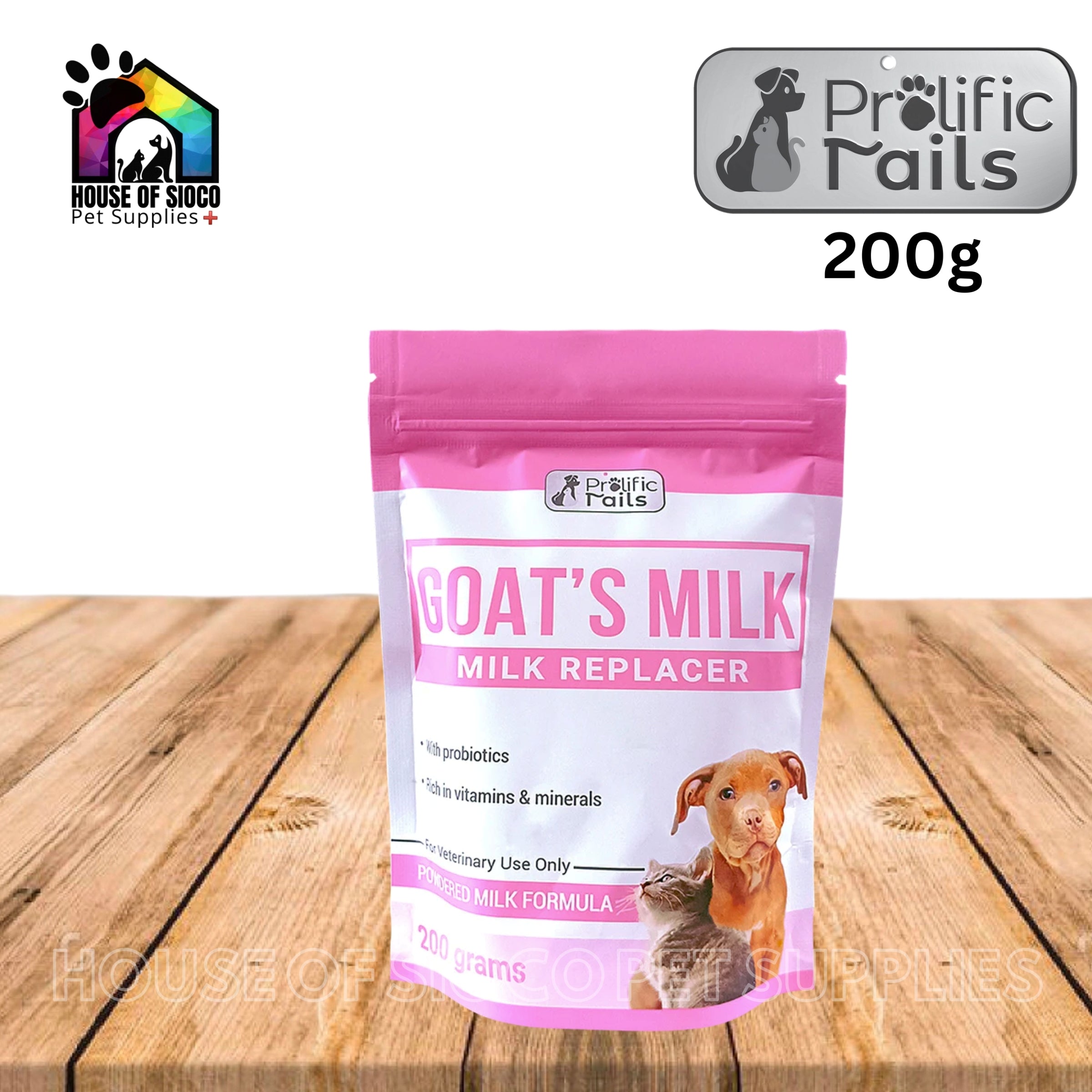 Prolific Tail Goat's Milk (Milk Replacer) 100-200g