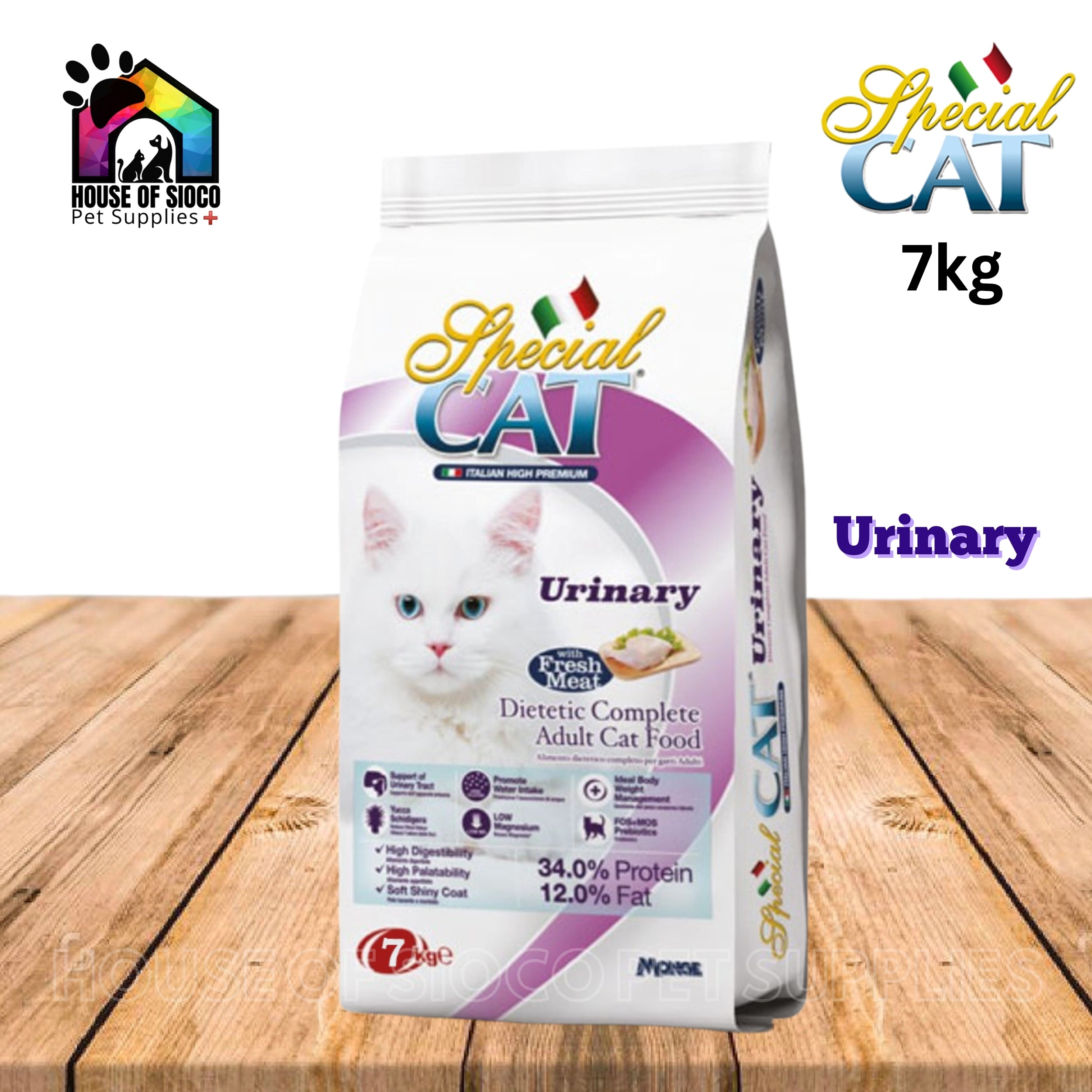 Special Cat Urinary Care (Monge) Dry Cat Food 7kg