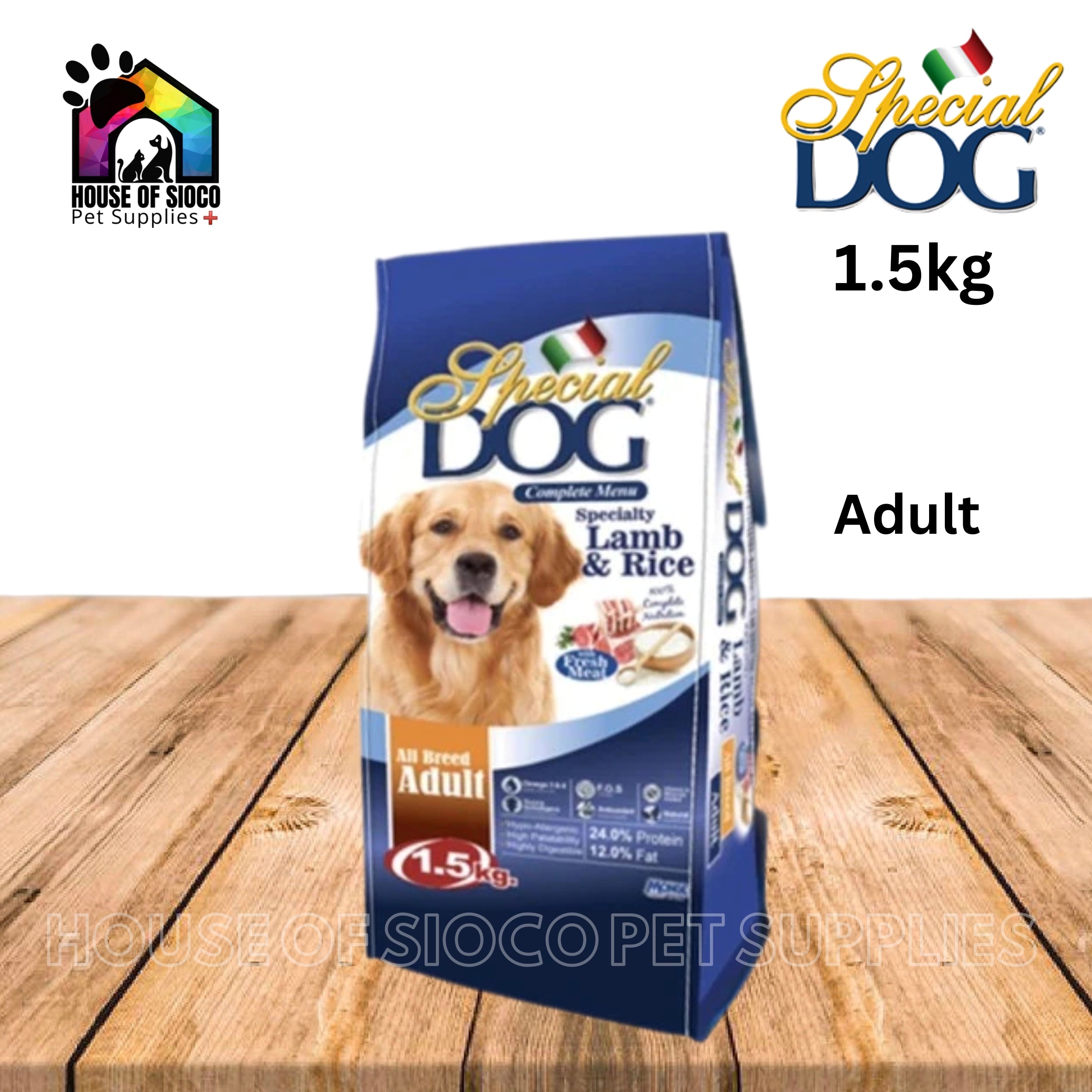 Special Dog (Monge) Dry Dog Food For Puppy & Adult 1kg & 1.5kg