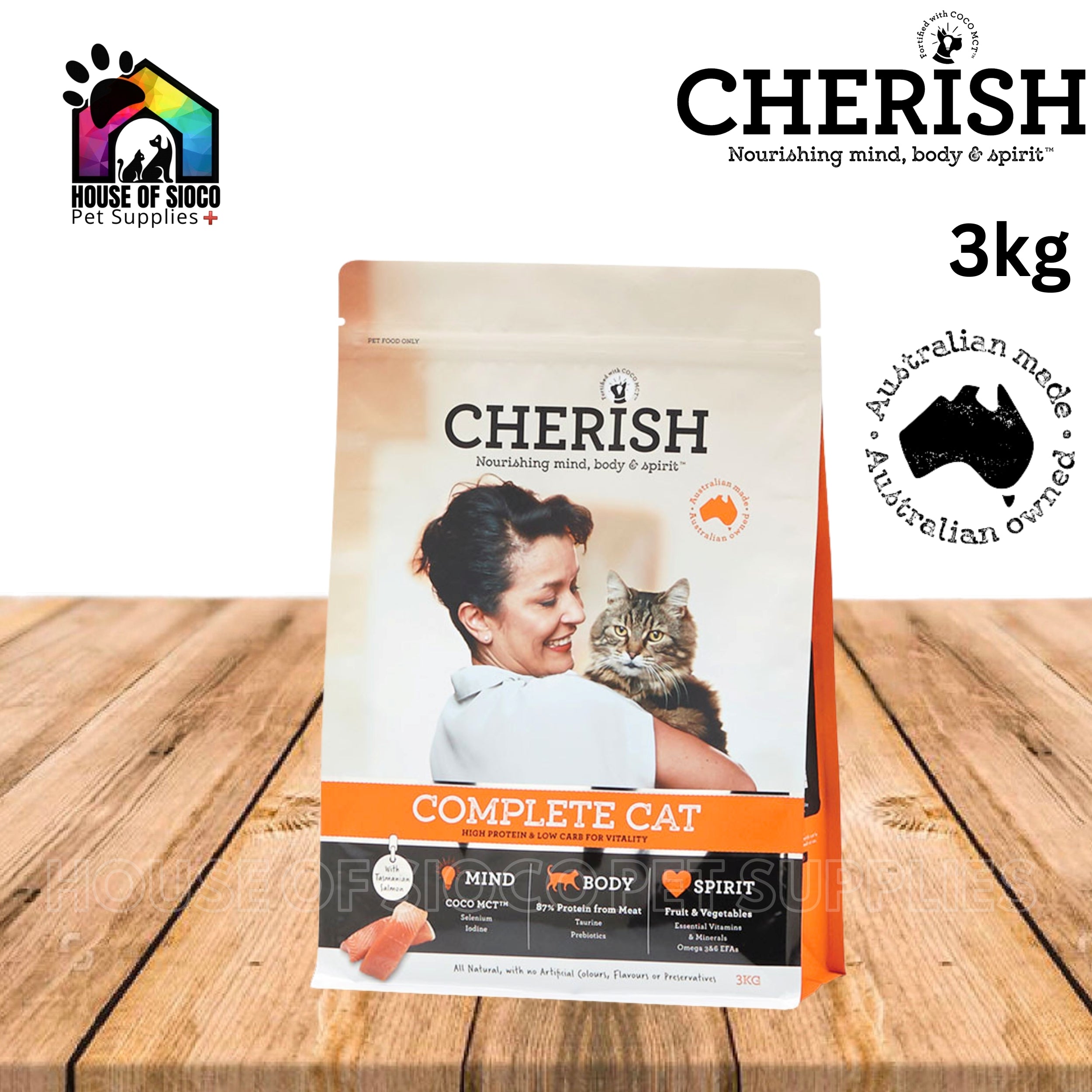 Cherish Dry Cat Food 3kg