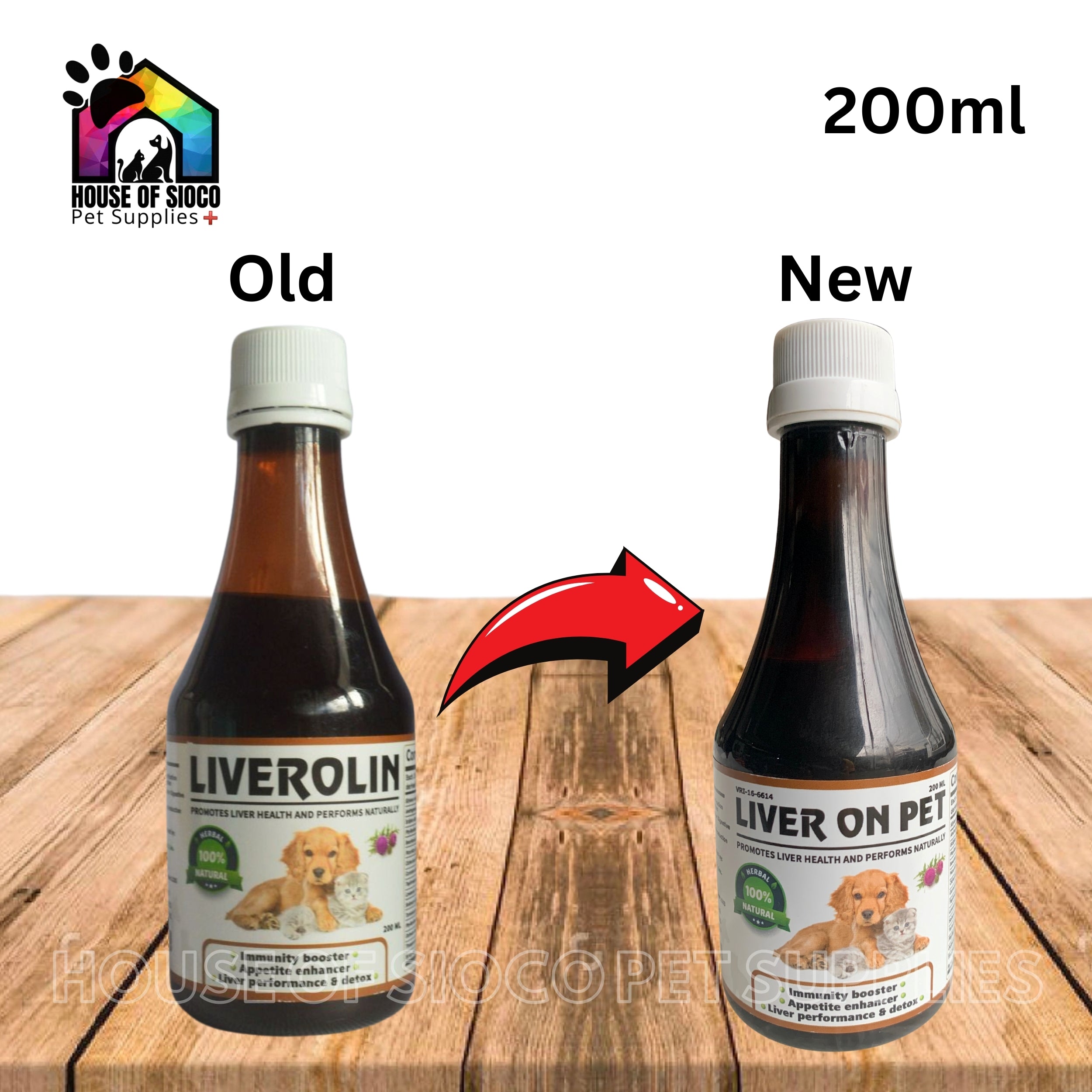 Liverolin Liver On Pet Performance Booster For Dogs and Cats 200ml