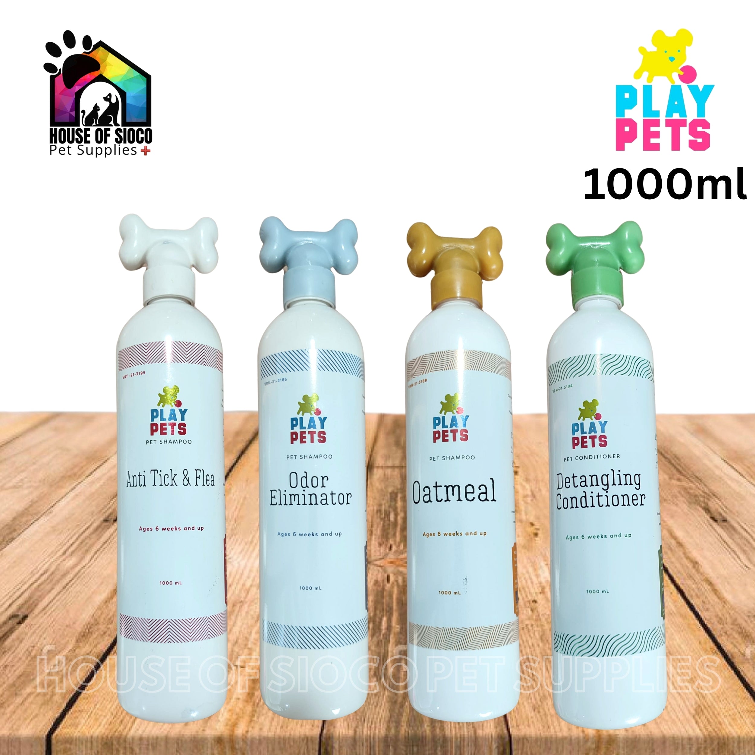 Play Pets Shampoo & Conditioner 1000ml