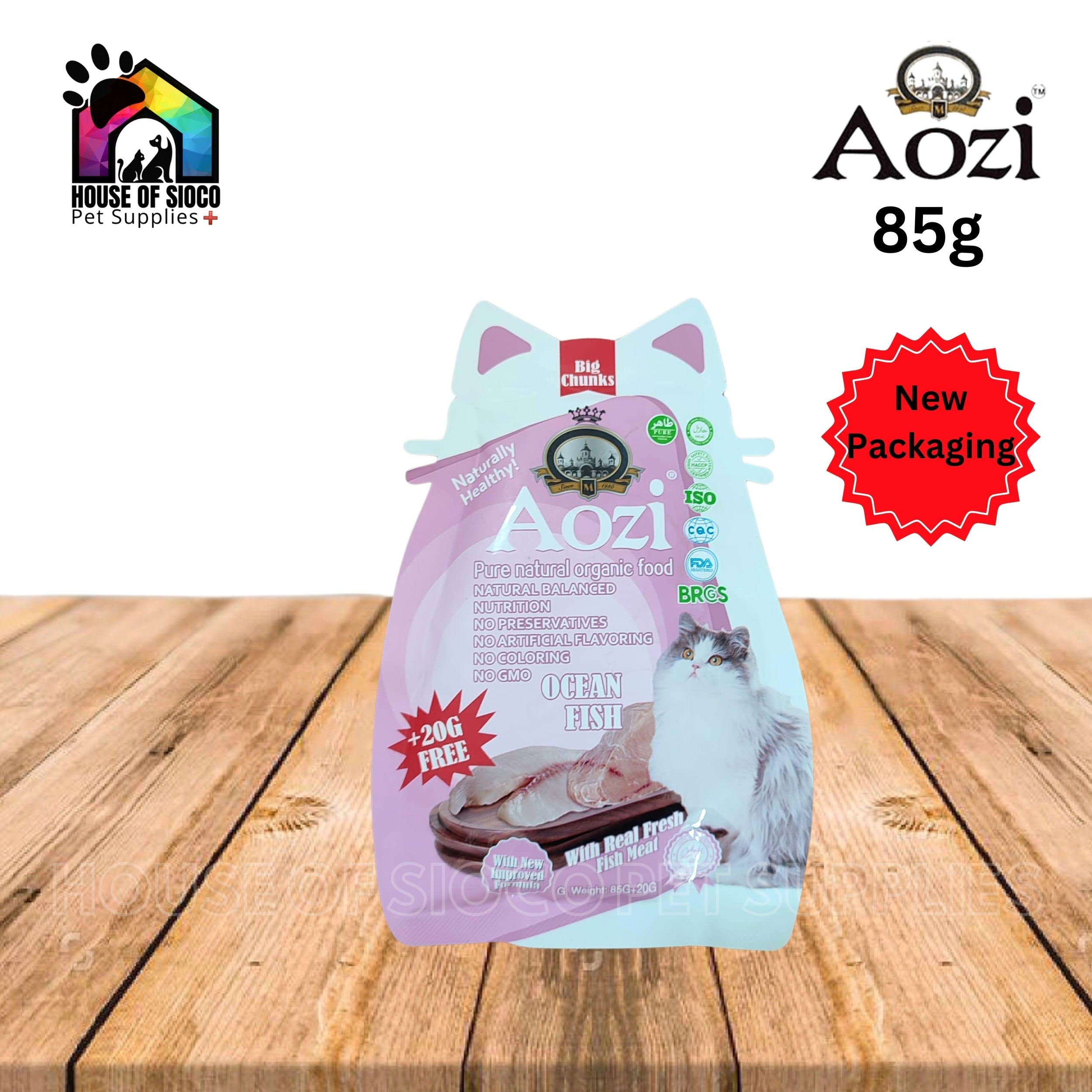 Aozi Cat & Kitten Wet Food 85g