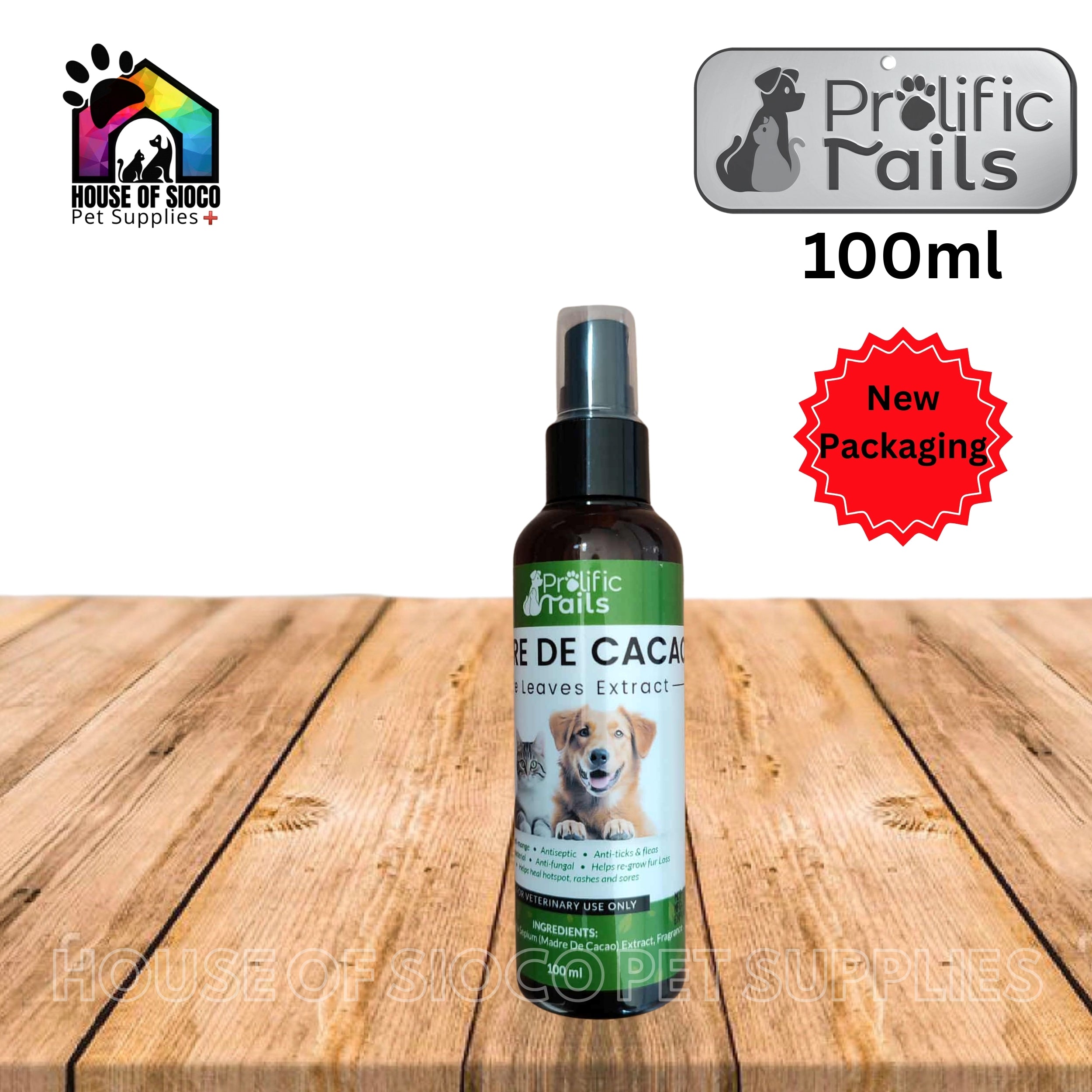 Prolific Tails Madre de Cacao Pure Leaves Extract Spray 100ml