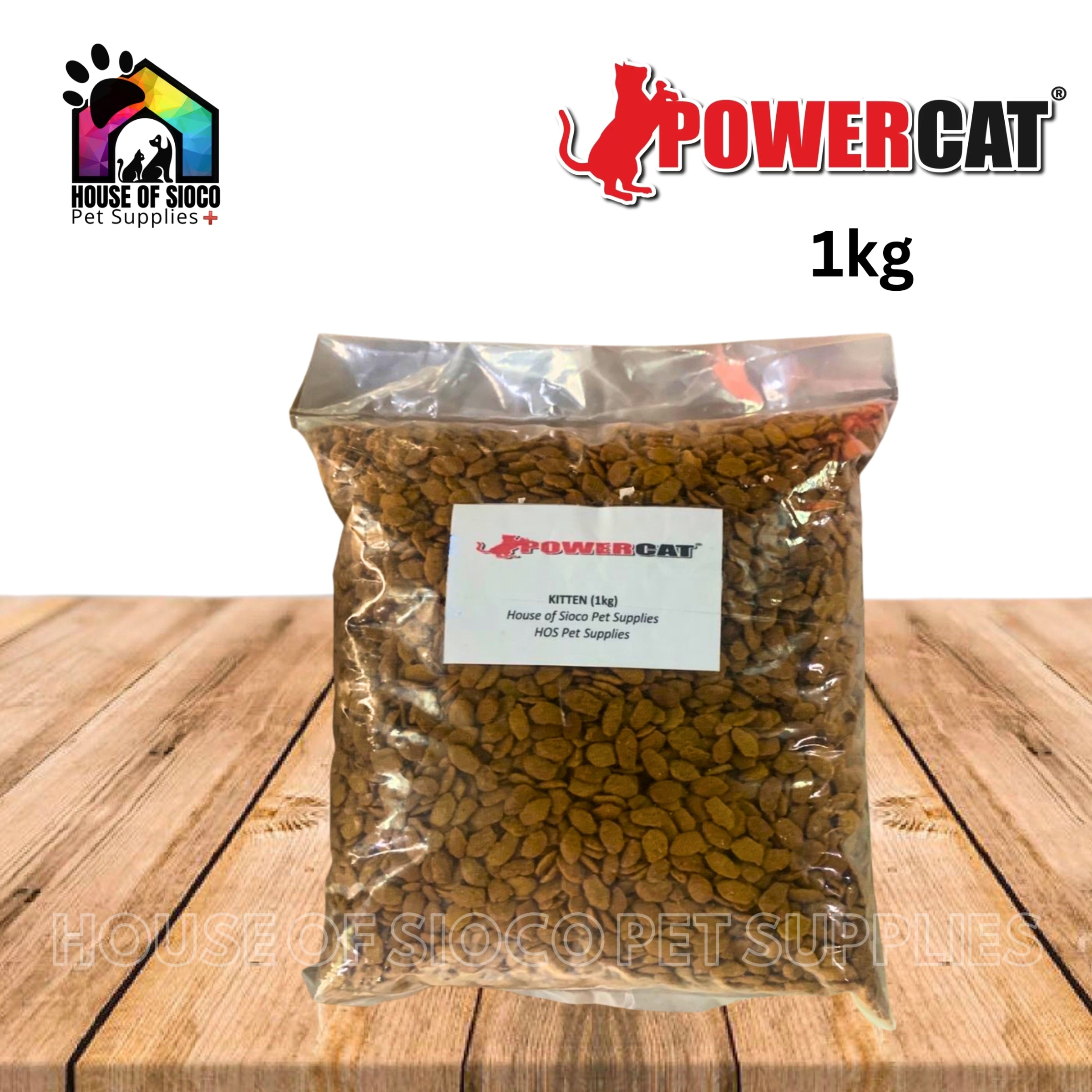 Powercat Adult & Kitten Dry Cat Food 1kg