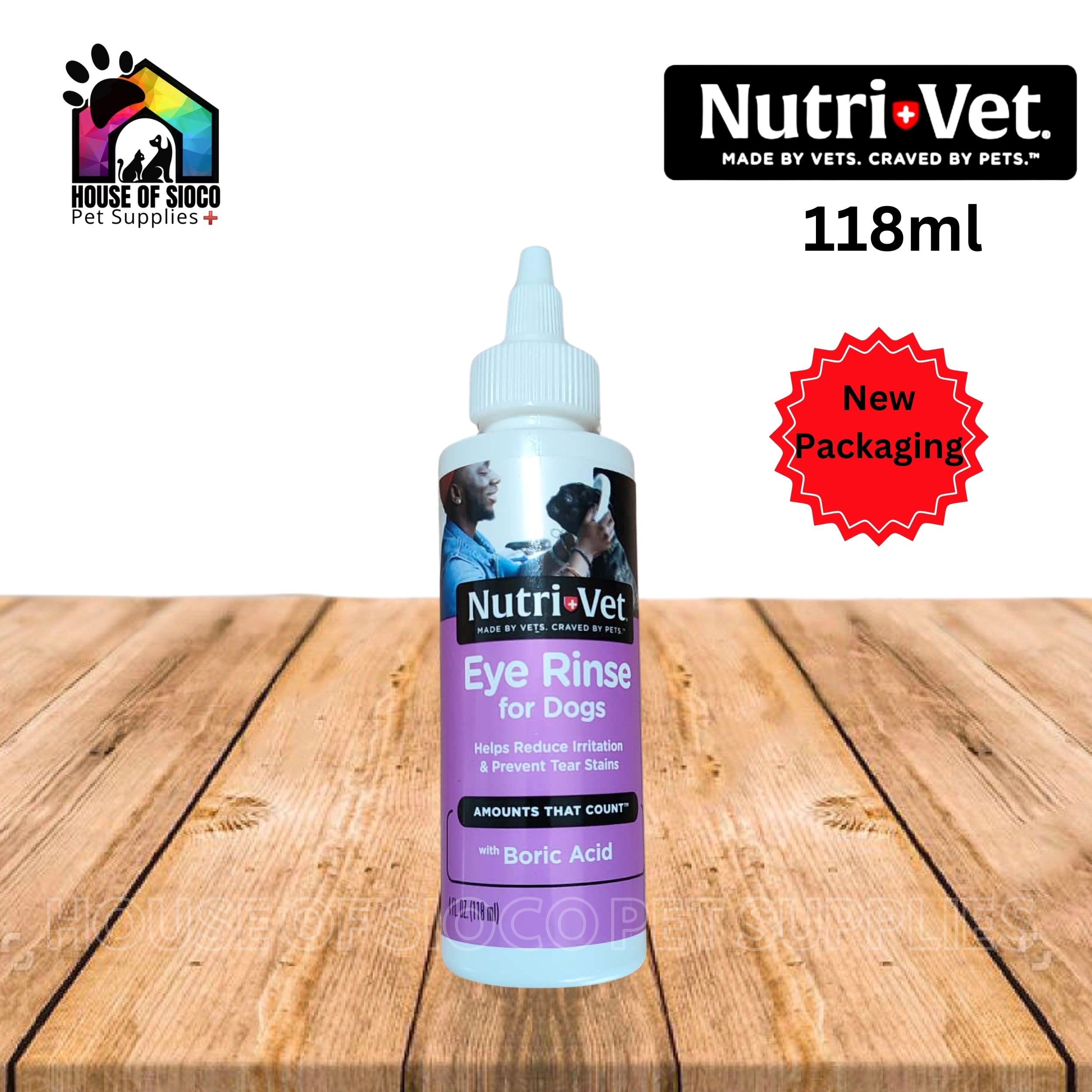 NutriVet Eye Rinse For Dogs 118ml