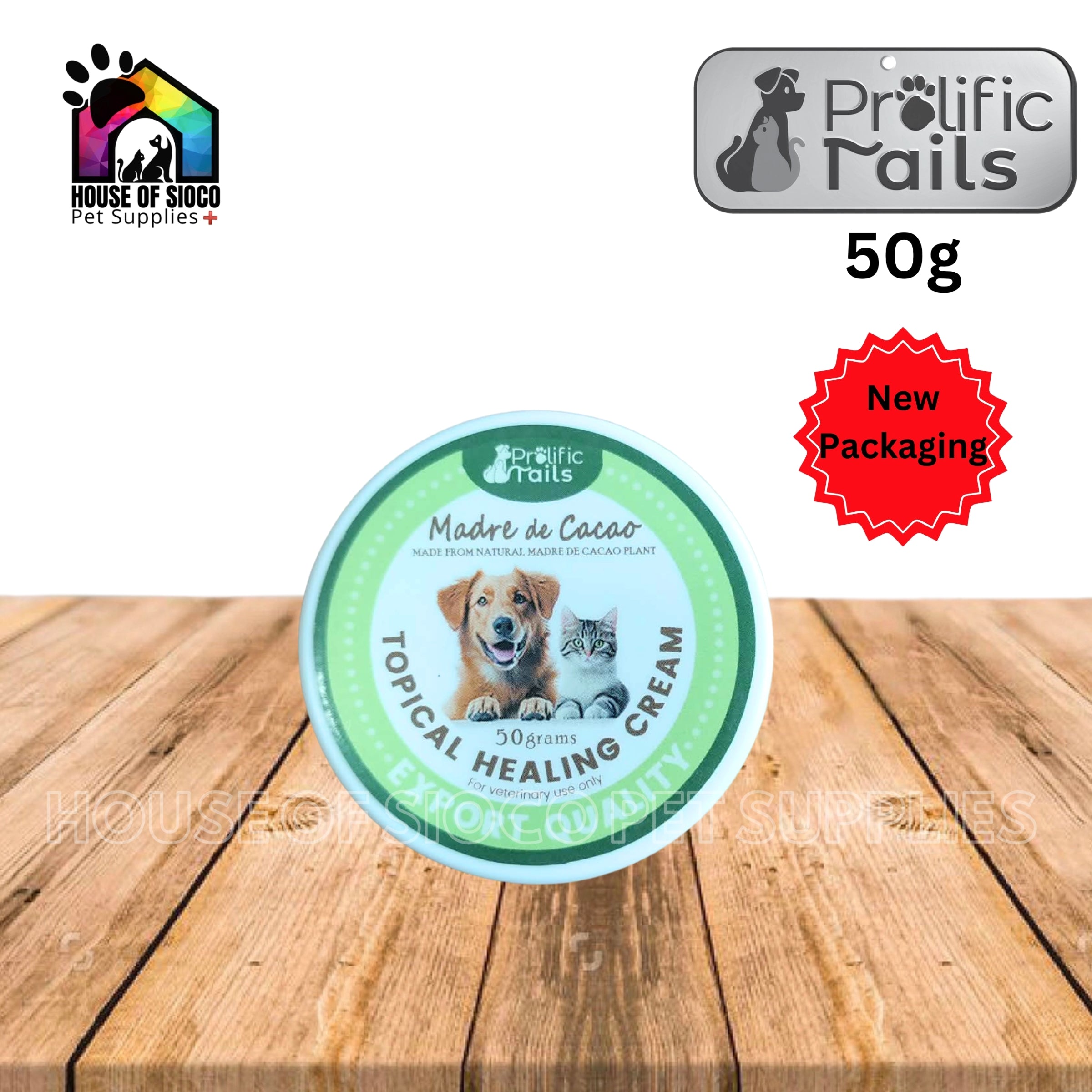 Prolific Tails Madre de Cacao Topical Healing Cream 10-50g