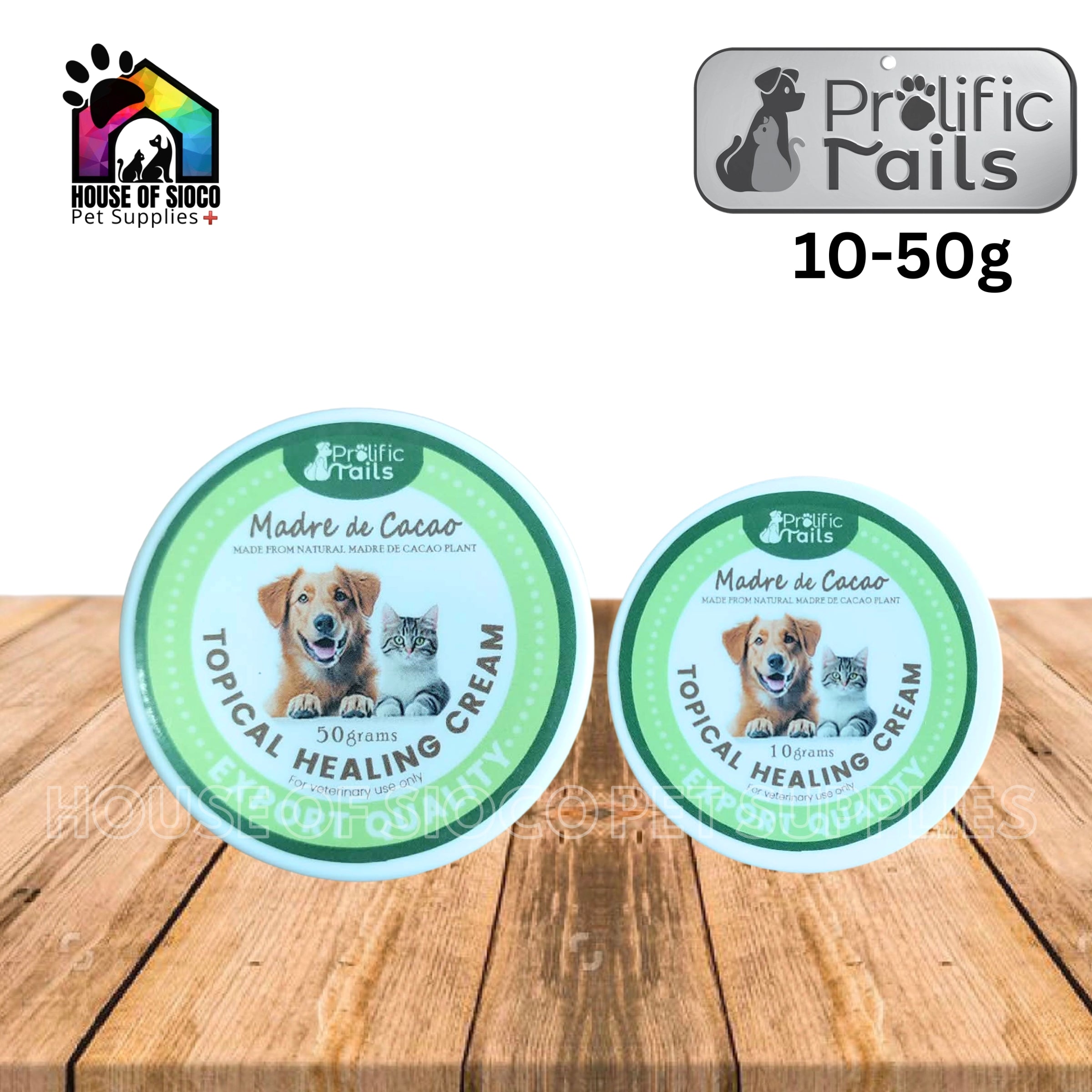 Prolific Tails Madre de Cacao Topical Healing Cream 10-50g