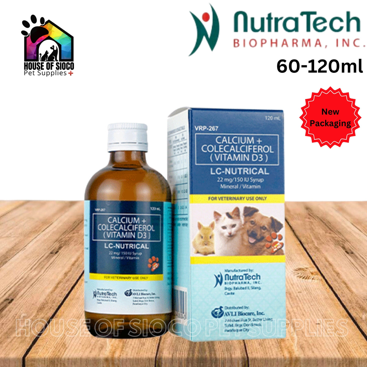 LC-Nutrical Calcium Supplement For Pets 60-120ml