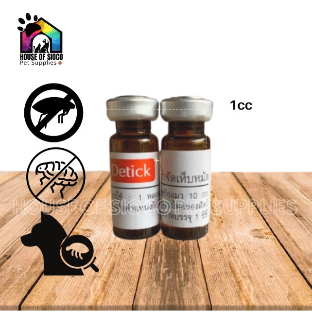 Detick 1cc & 2cc (Anti-tick spot-on solution)