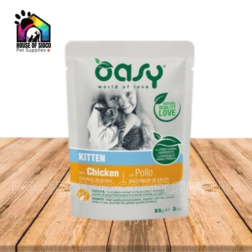 Oasy Chunks in Gravy Wet Cat Food in Pouch 85g