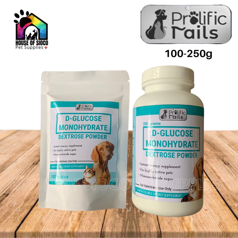 Prolific Tails Dextrose Powder 100-250g