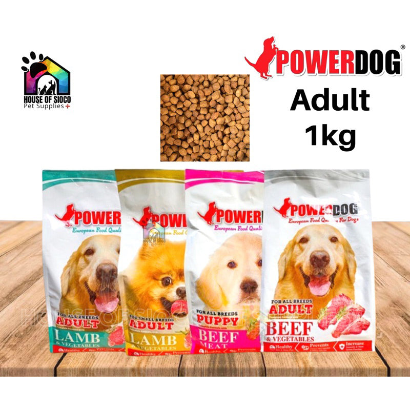 Powerdog Puppy & Adult Dog Dry Food 1kg