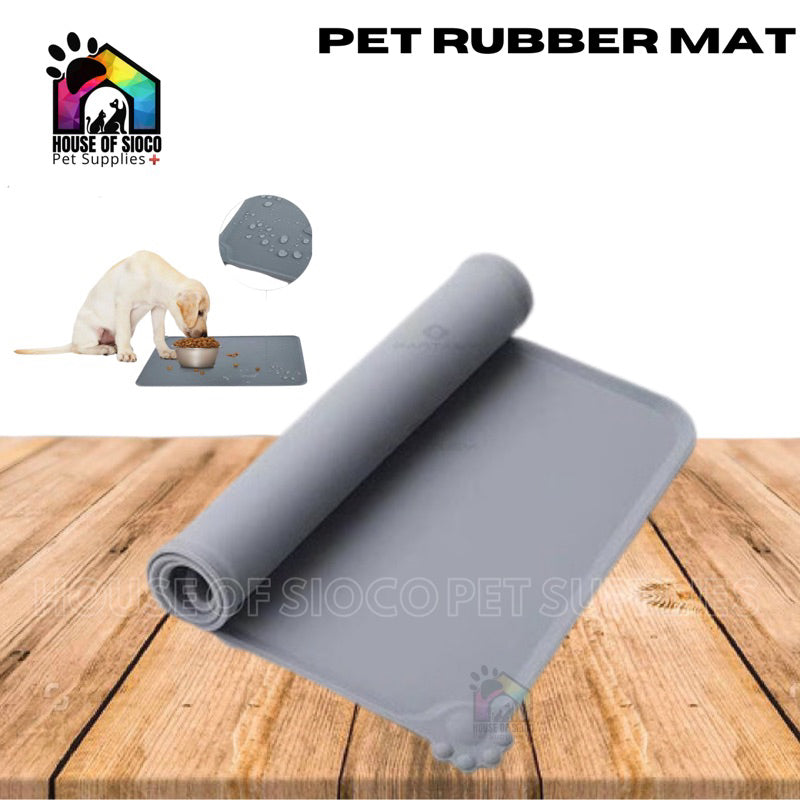 Non slip Silicone Pet Food Tray Mat (Waterproof)