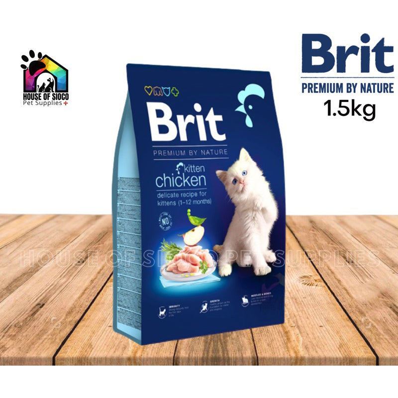 Brit Premium By Nature Kitten Dry Food 1.5kg