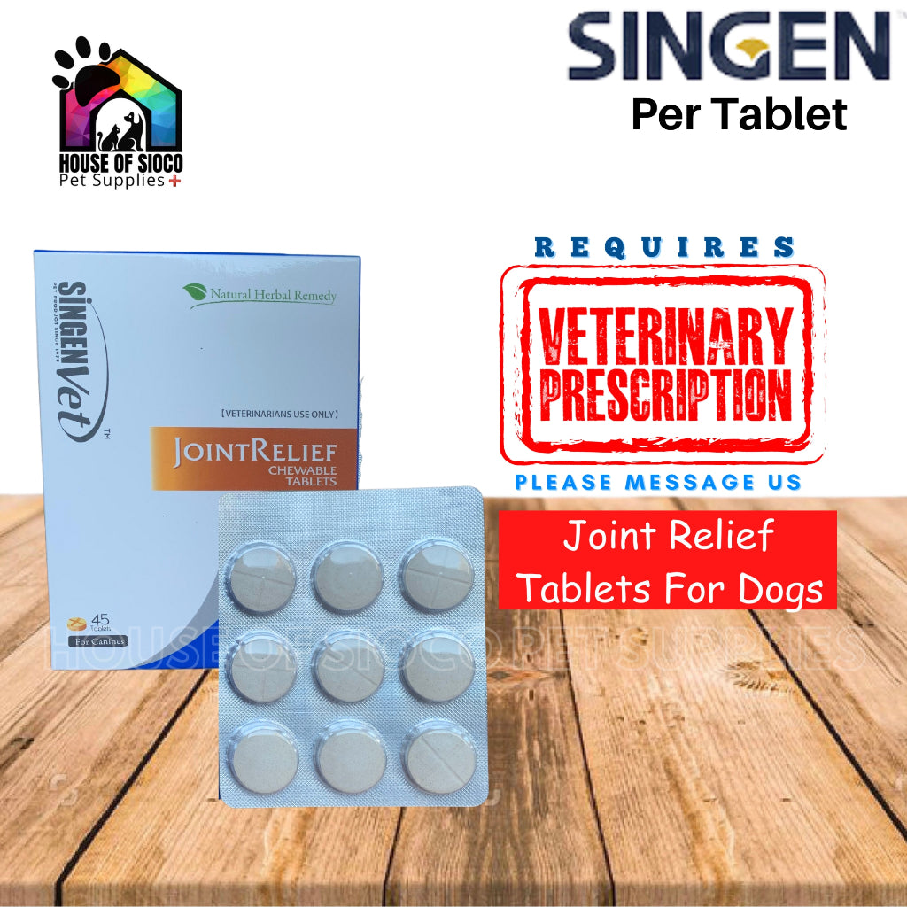 Singen Joint Relief Tablet For Dogs Per Tablet (PRESCRIPTION REQUIRED)