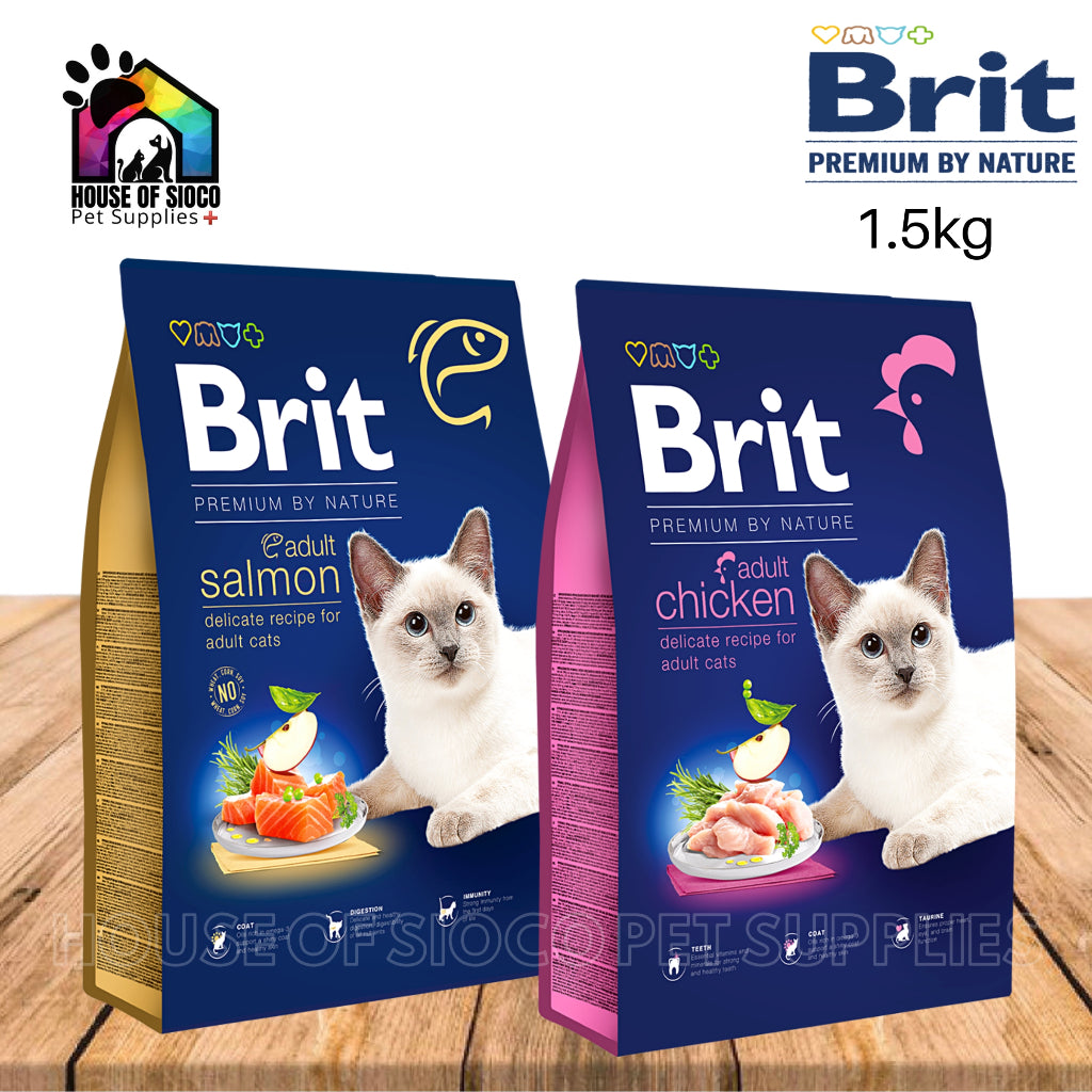 Brit Premium By Nature Adult Cat Dry Food 1.5kg