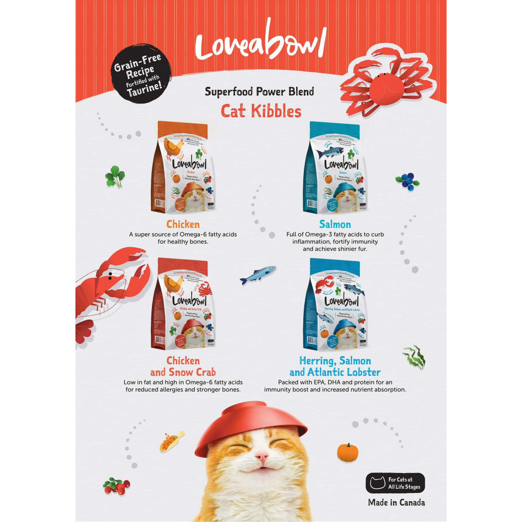 Loveabowl Dry Cat Food 1kg
