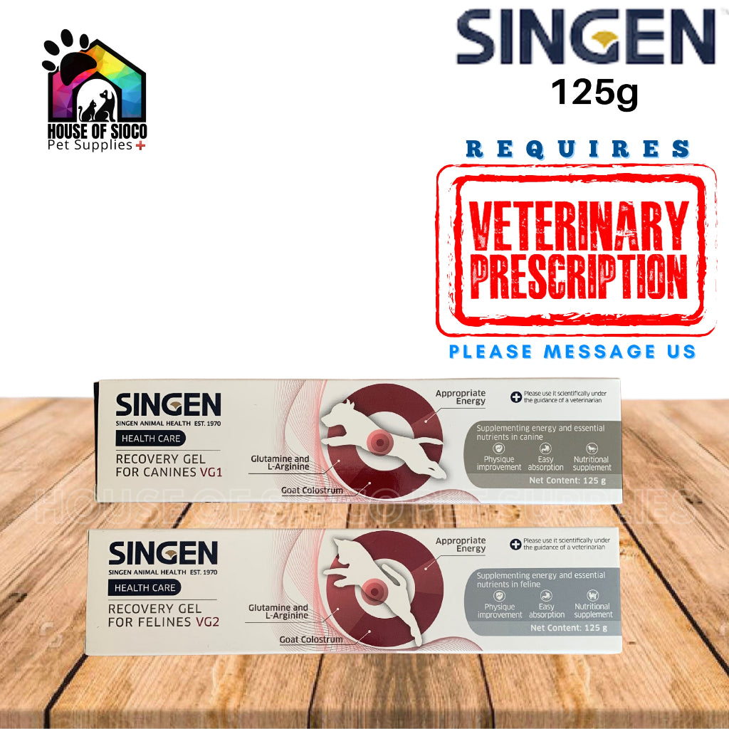 Singen Recovery Gel For Cats & Dogs 125g (PRESCRIPTION REQUIRED)
