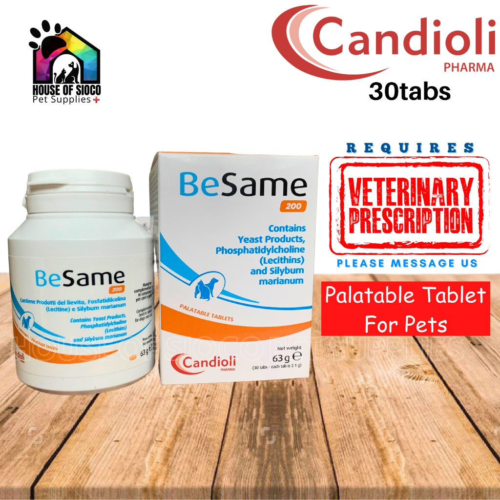 Candioli BeSame 200 Palatable Tablet For Pets 30Tabs/Box (PRESCRIPTION REQUIRED)