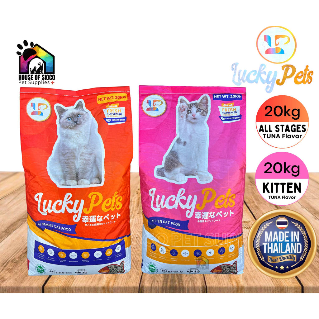 Lucky Pets Cat & Kitten Dry Food 20kg (Tuna Flavor)