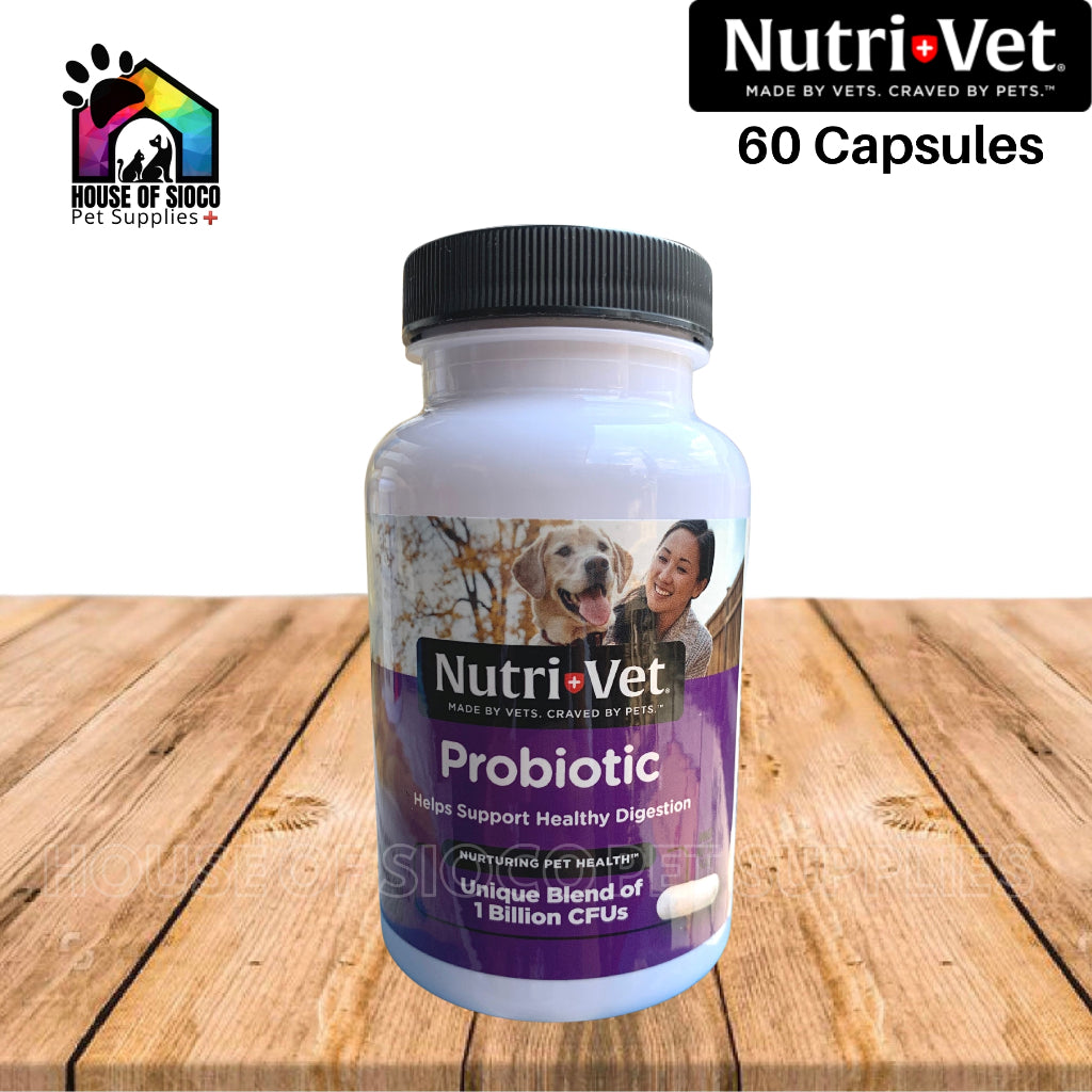 NutriVet Probiotic Capsule For Pets 60caps