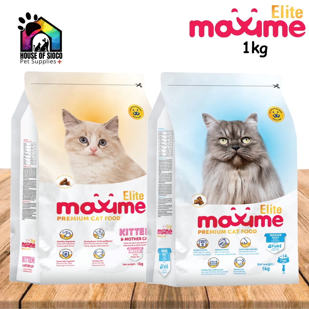 Maxime Elite Dry Cat Food For Adult & Kitten 1kg