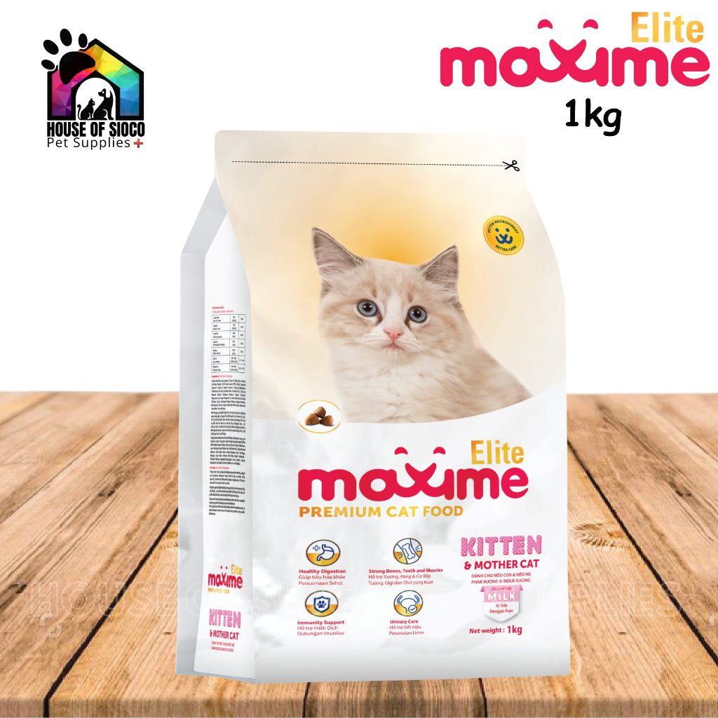 Maxime Elite Dry Cat Food For Adult & Kitten 1kg