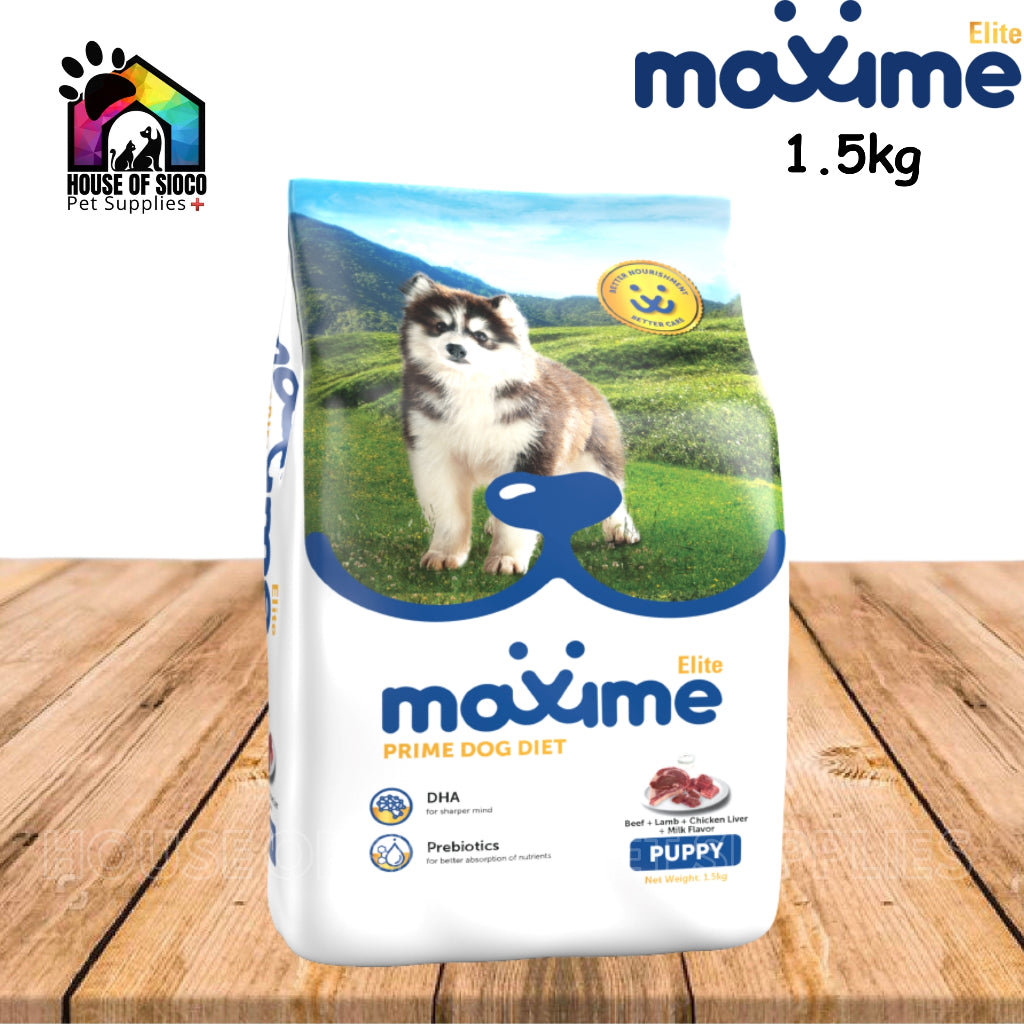 Maxime Elite Dry Dog Food For Adult & Puppy 1.5kg