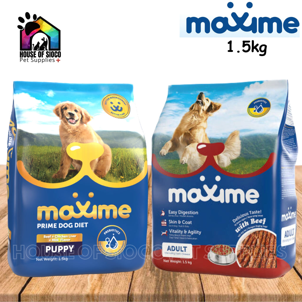 Maxime Dry Dog Food For Adult & Puppy 1.5kg