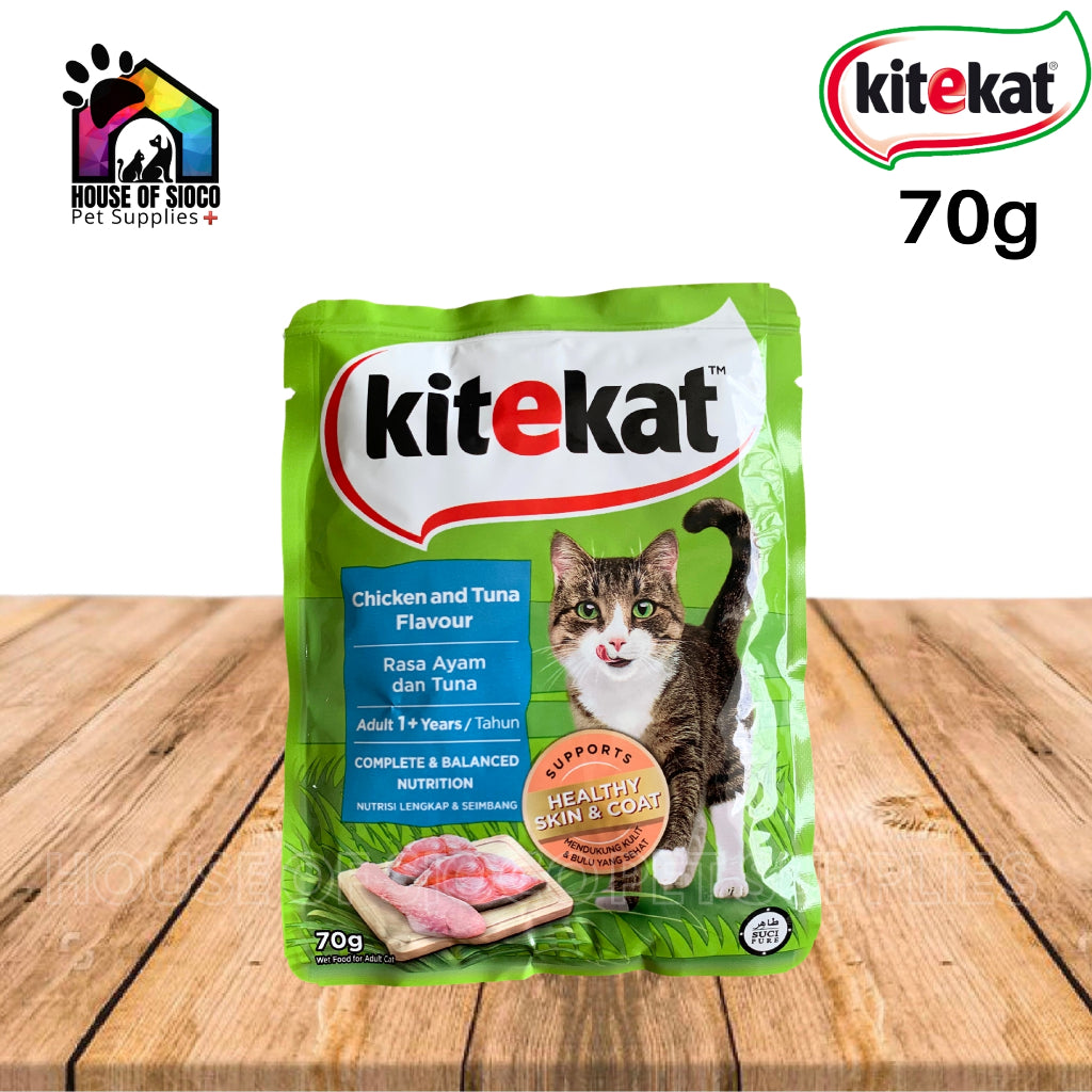 Kitekat Wet Cat & Kitten Food In Pouch 70g