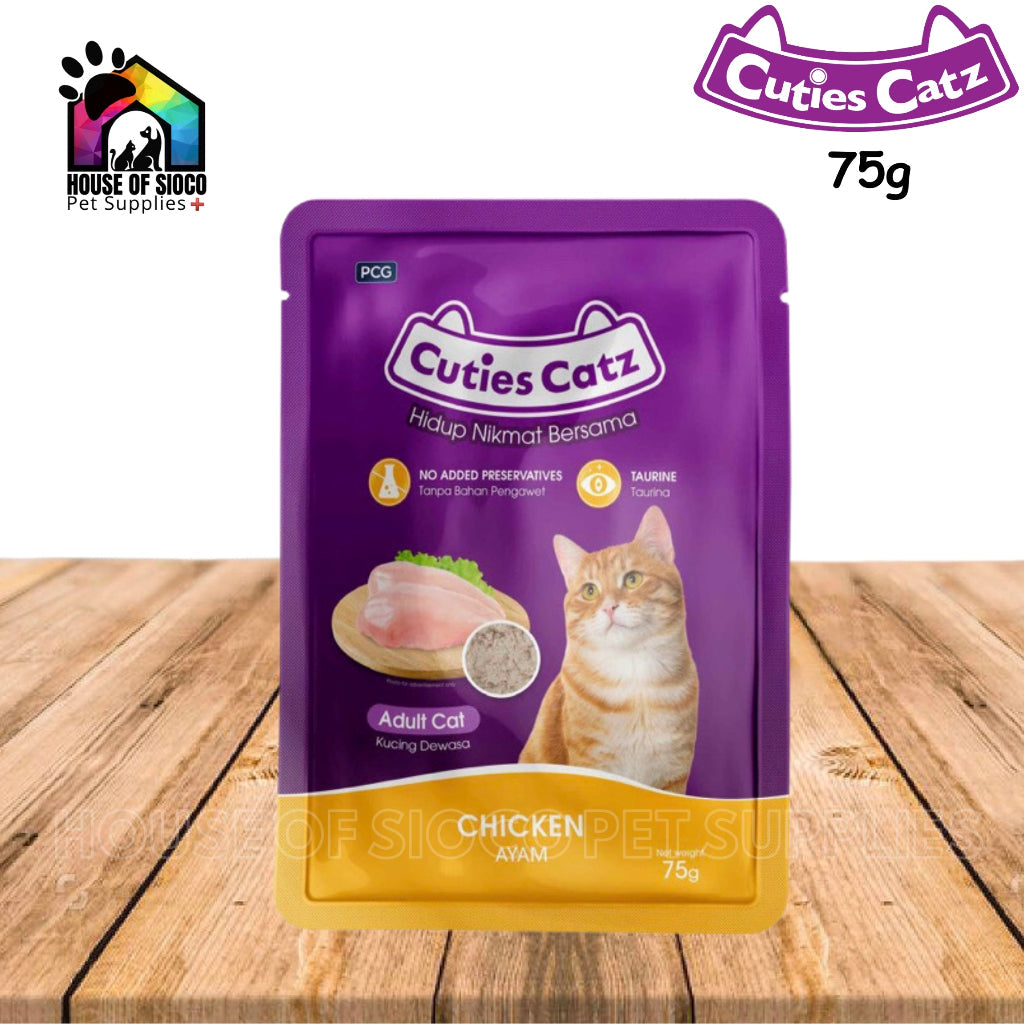 Cuties Catz Wet Cat Food 75g