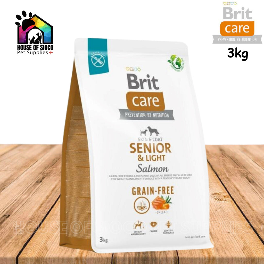 Brit Care Grain-Free Senior & Light Dry Dog Food 3kg