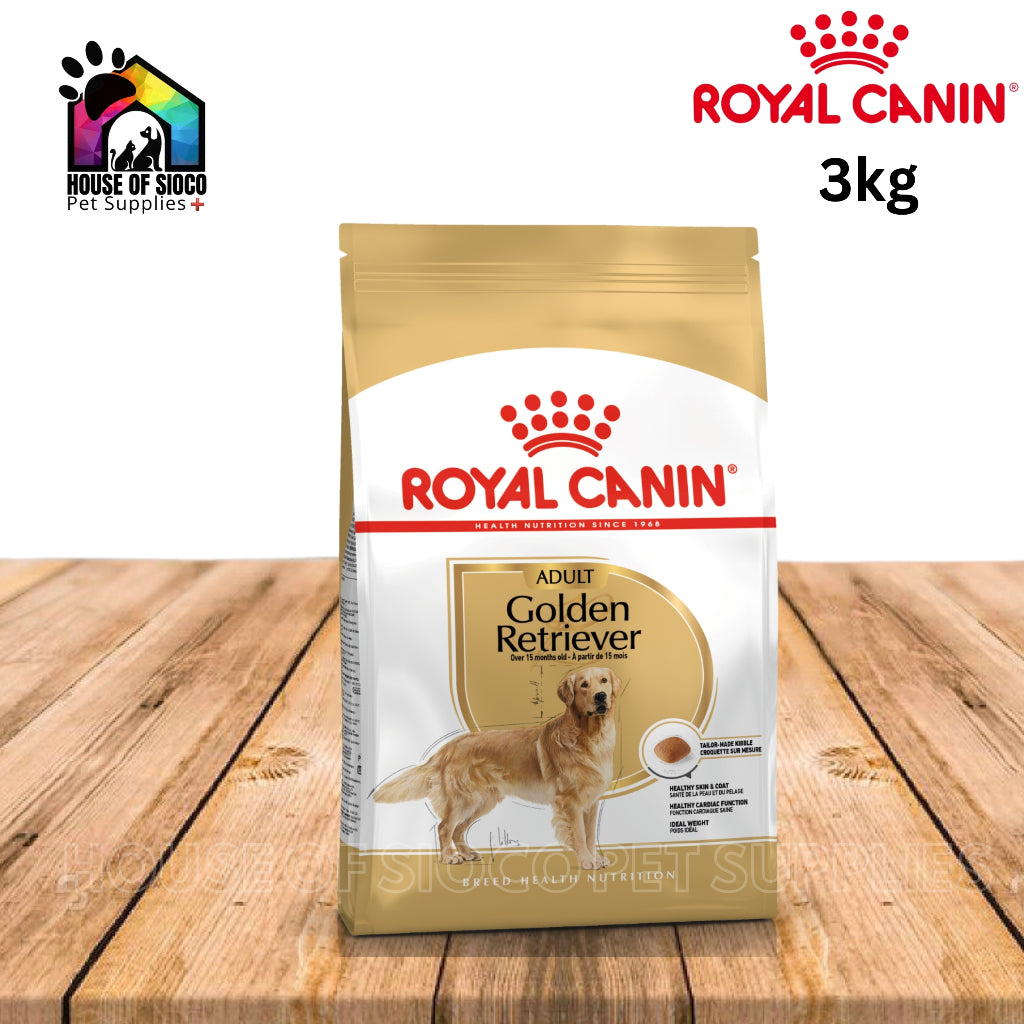 Royal Canin Golden Retriever Adult & Puppy (3kg) Dry Dog Food - Breed Health Nutrition