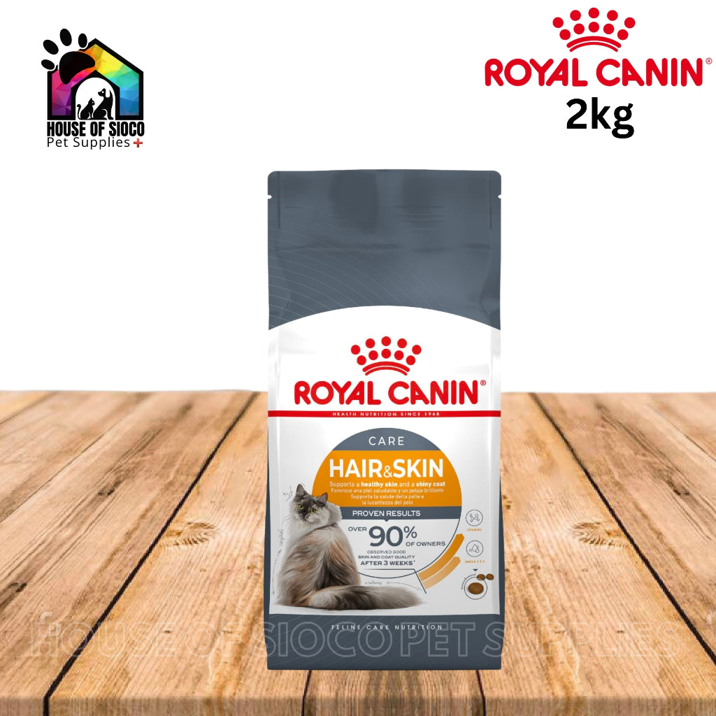 Royal Canin Hair & Skin Care (2kg) Adult Dry Cat Food - Feline Care Nutrition