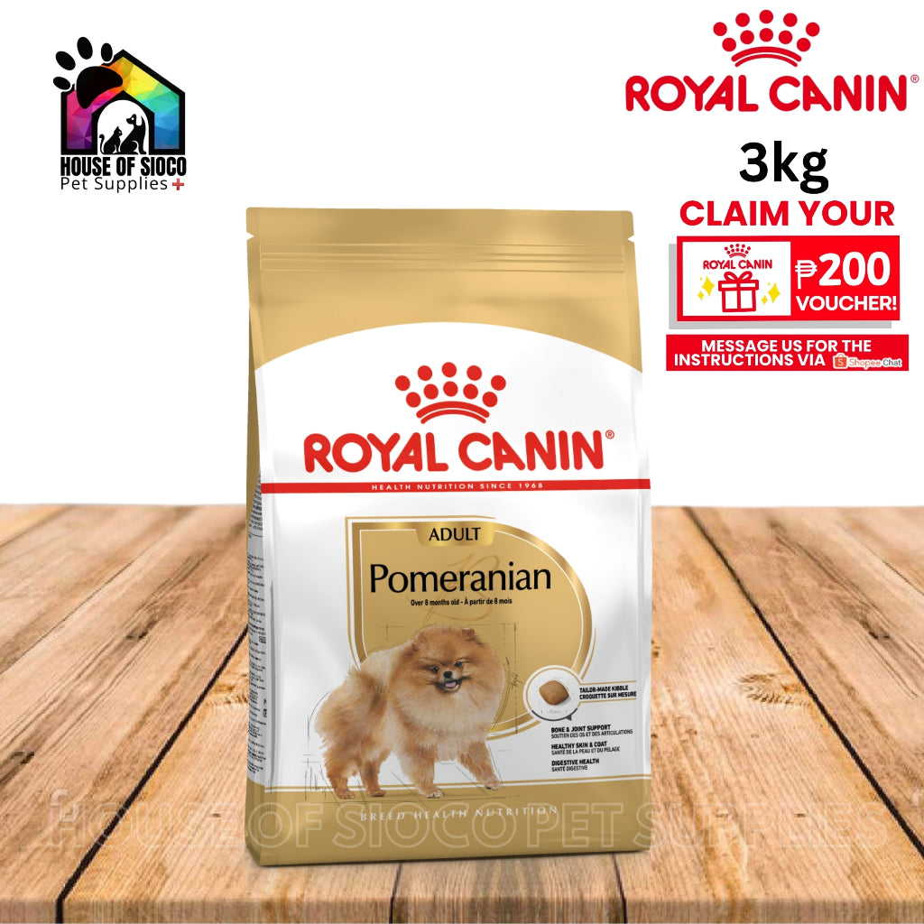 Royal Canin Pomeranian Adult (3kg) Dry Dog Food - Breed Health Nutrition