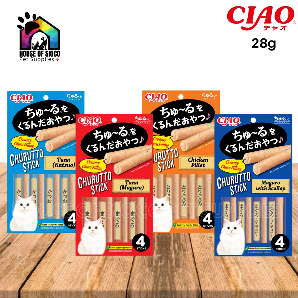Ciao Churutto Stick Cat Treats 7g x 4sticks