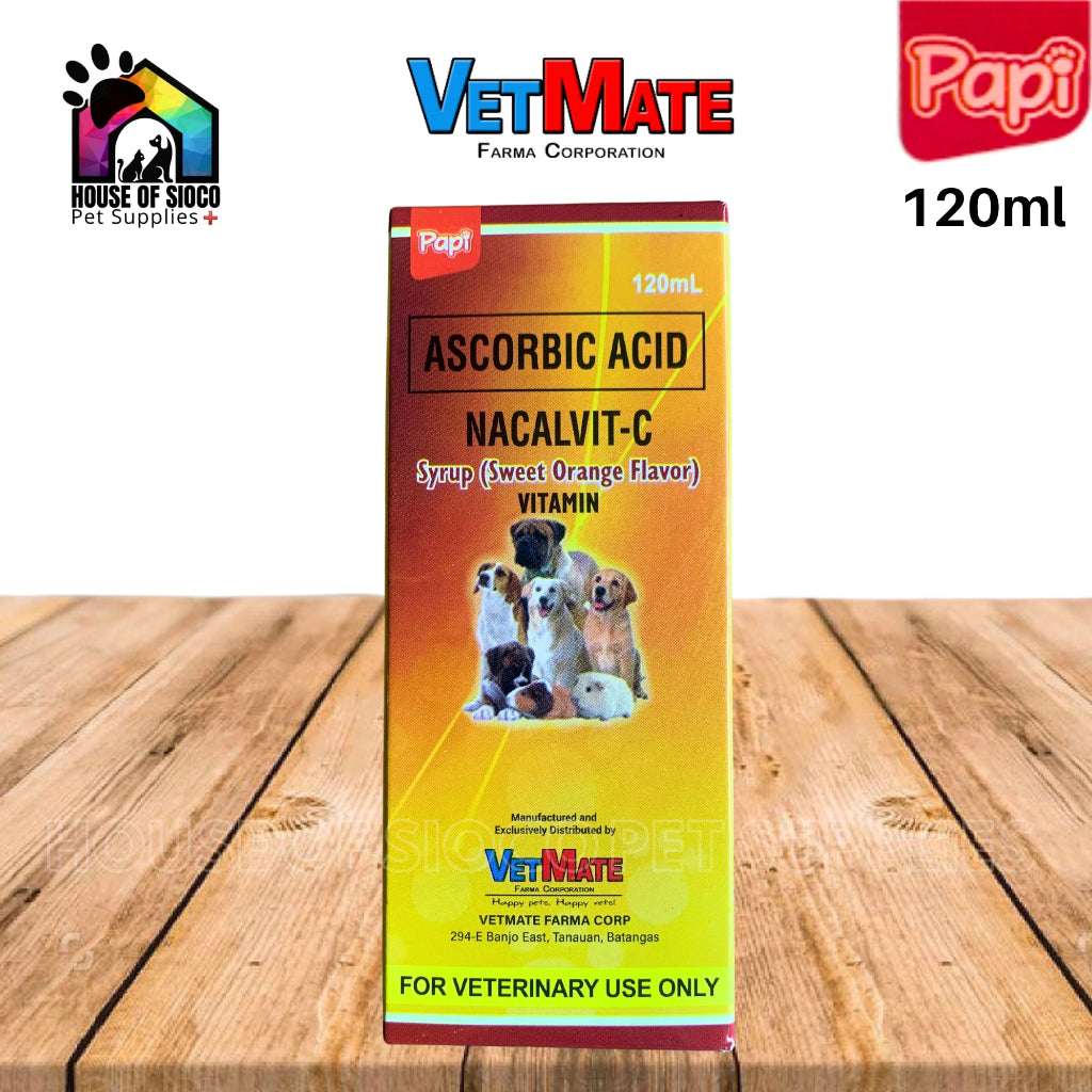 Papi Ascorbic Acid Nacalvit-C For Pets 120ml