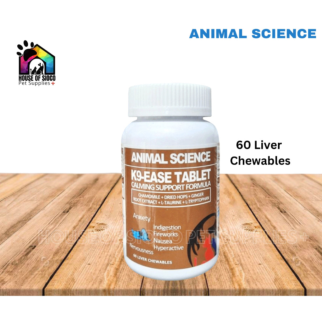 Animal Science K9 Ease Tablet Calming Support Formula 60tabs