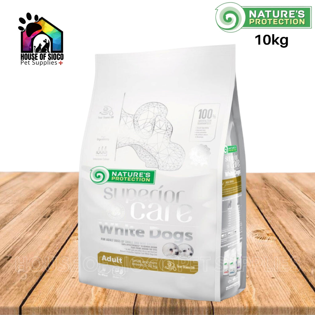 Nature’s Protection Superior Care White Dogs Adult Dry Food (Small & Mini Breed) 10kg