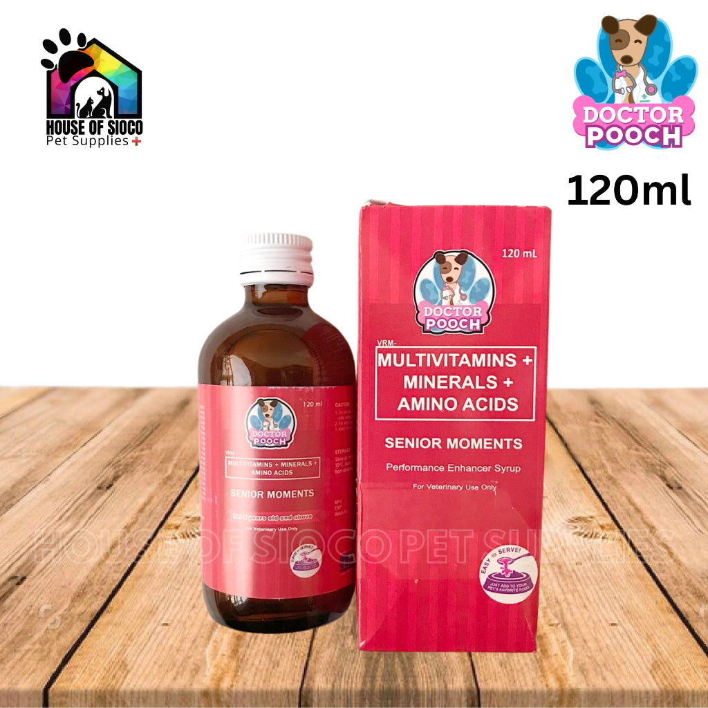 Doctor Pooch Senior Moments Vitamins 60-120ml